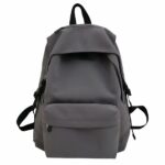 Zaino casual in nylon - Grigio - Zaino Zaino scuola