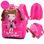 Zaino da scuola a cartoni animati per ragazze - Fushia - Zaino da bambina Zaino da scuola