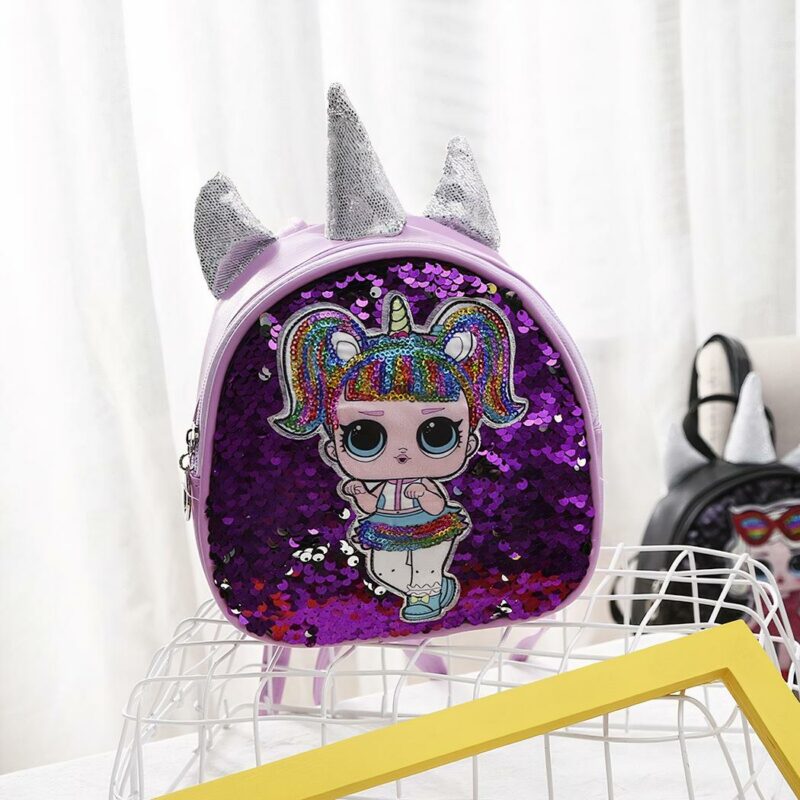 Zaino per bambina LOL Surprise - Viola - Borsa per bambole
