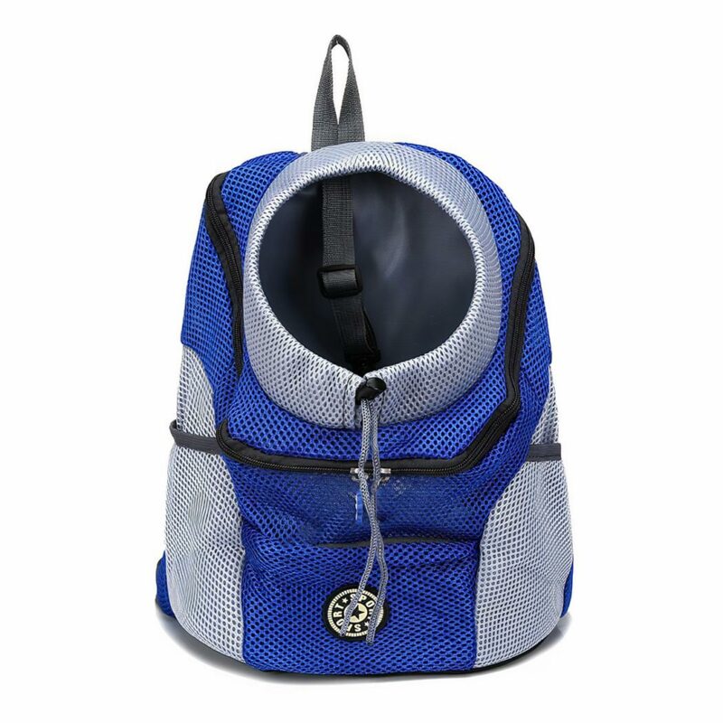 Zaino da trasporto per cani e gatti di piccola taglia - Blu, S - Dog Cat