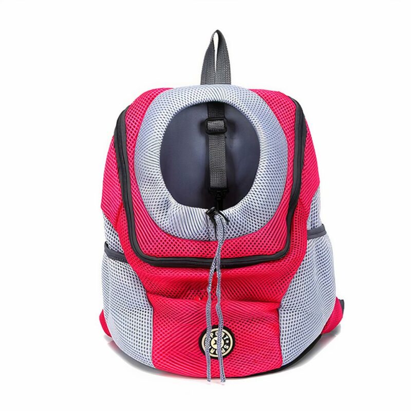 Zaino da trasporto per cani e gatti di piccola taglia - Rosa, S - Zaino per cani