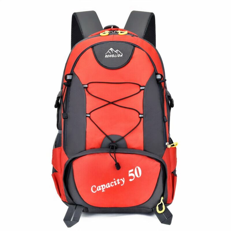 Zaino impermeabile per viaggi e sport - Rosso - Borsa bagaglio a mano