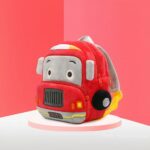 Zaino in peluche dei vigili del fuoco - Rosso - Borsa zaino