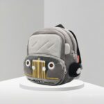 Zaino in peluche dei pompieri - Grigio - Zaini Zaini per bambini