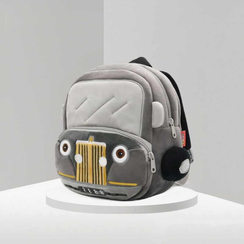 Zaino in peluche dei pompieri - Grigio - Zaini Zaini per bambini