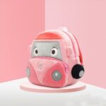 Zaino peluche camion dei pompieri - Rosa - Animale di peluche
