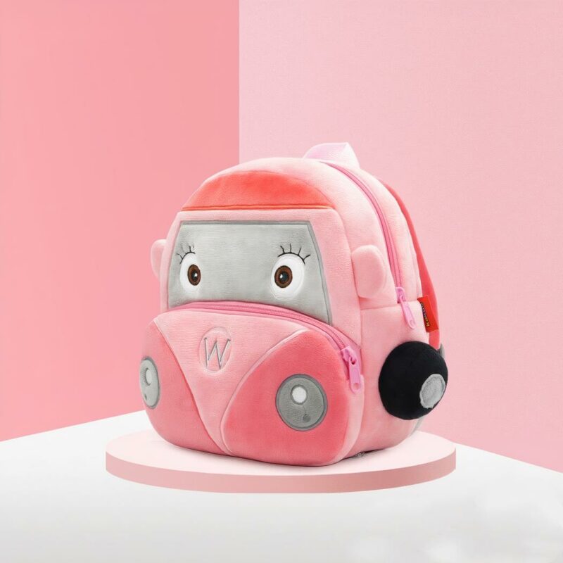 Zaino peluche camion dei pompieri - Rosa - Animale di peluche