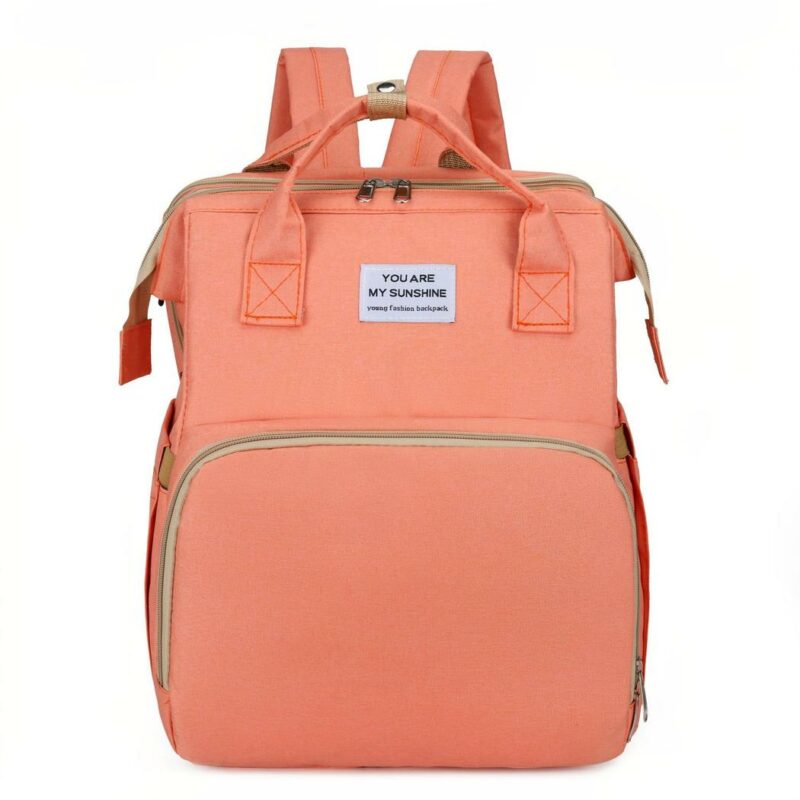 Borsa per culla portatile pieghevole per la mamma - Rosa - Borsa fasciatoio per neonati