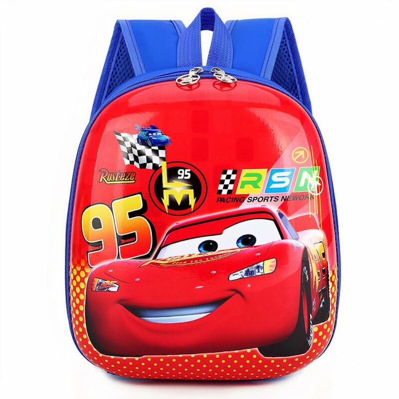 Zaino Flash McQueen bambino - Rosso - Auto Disney