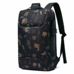 Zaino moderno impermeabile e resistente - Nero militare - Zaino per computer portatile Zaino