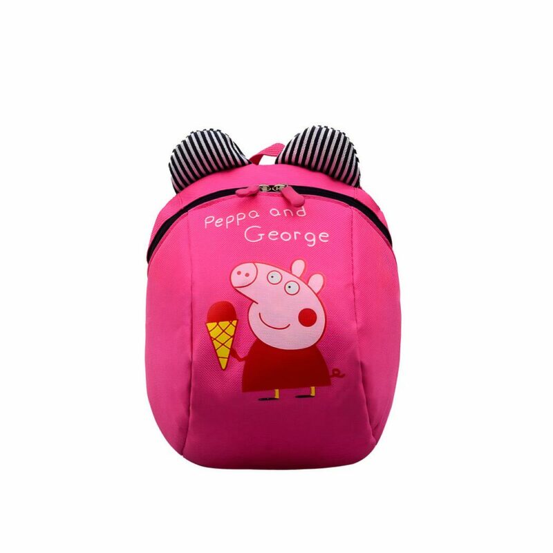 Zaino Peppa Pig per bambini - Rosa - Georges Cochon Kidzroom Zaino Peppa Pig Be Happy