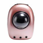 Zaino per gatti traspirante e trasparente - Rosa - Cat Dog