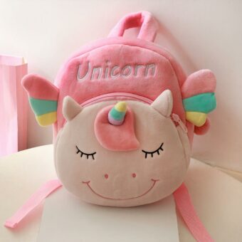 Zaino unicorno di peluche carino - Zaino animale di peluche