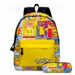 Zaino Pokémon Go per bambini - Giallo - Zaino scuola per ragazzi