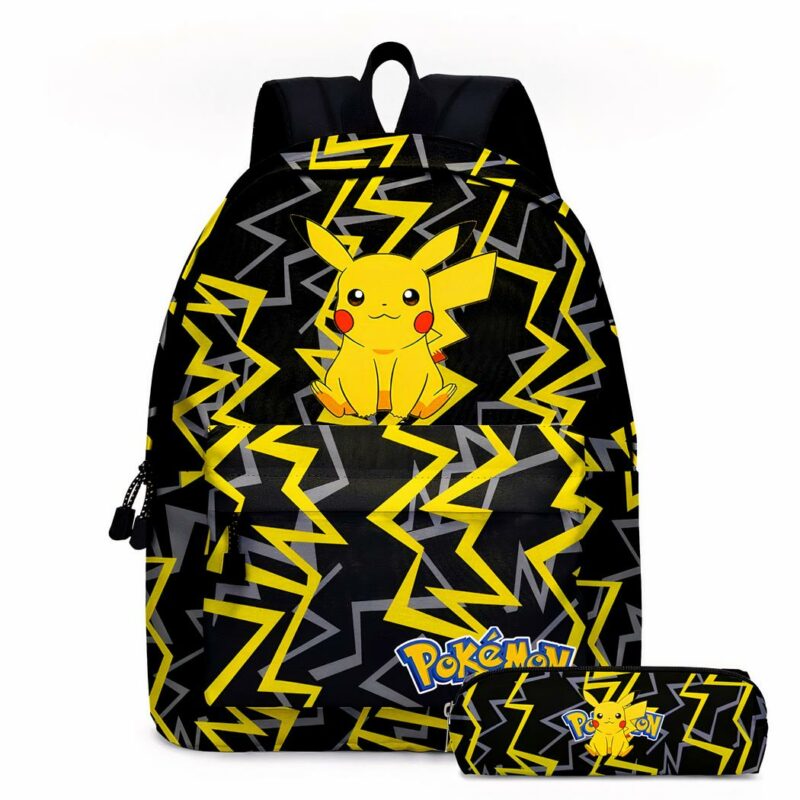 Zaino Pokémon Go per bambini - Nero - Zaino scuola Zaino per ragazzi