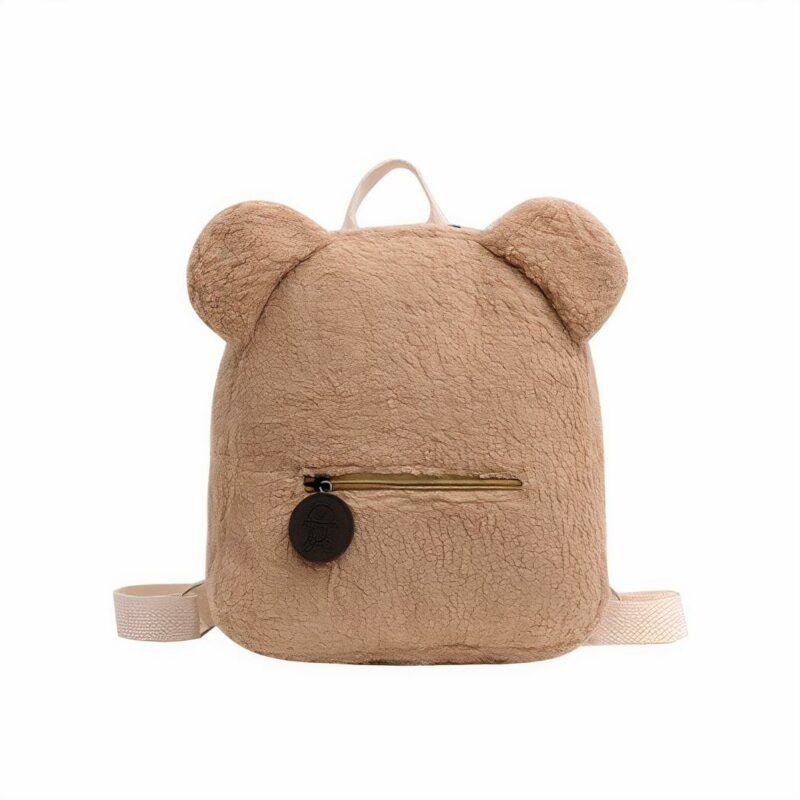 Zaino scuola in pile per bambini - Camel - Zaino Zaino scuola