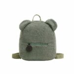 Zaino scuola in pile per bambini - Verde - Zaino Zaino scuola