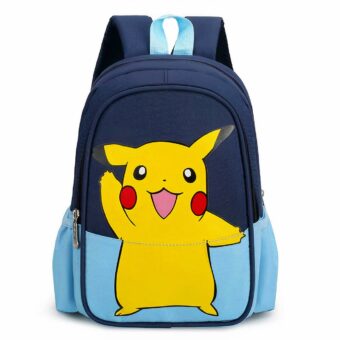 Zaino con stampa Pikachu per bambini - Blu navy - Zaino Pikachu