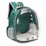 Zaino trasparente per piccoli animali domestici - Verde - Cane Gatto
