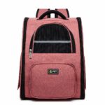Zaino traspirante per animali domestici - Rosa - Cat Dog