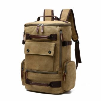Zaino grande vintage - Khaki - Zaino da trekking Zaino
