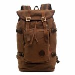 Zaino vintage multifunzionale - Marrone - Borsa zaino