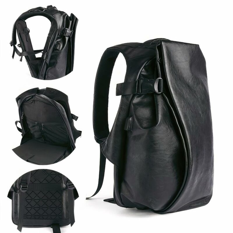 Zaino per computer portatile da 15 pollici - Nero - Borsa zaino per computer portatile