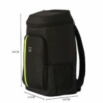 Zaino da picnic con striscia verde - Borsa zaino