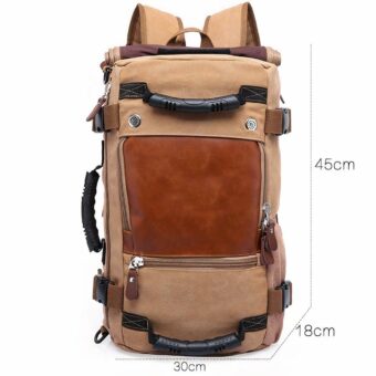 Zaino da viaggio maschile - Beige - Zaino Borsa da marinaio