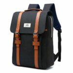 Zaino in tessuto stile vintage - Nero - Zaino Zaino per computer portatile