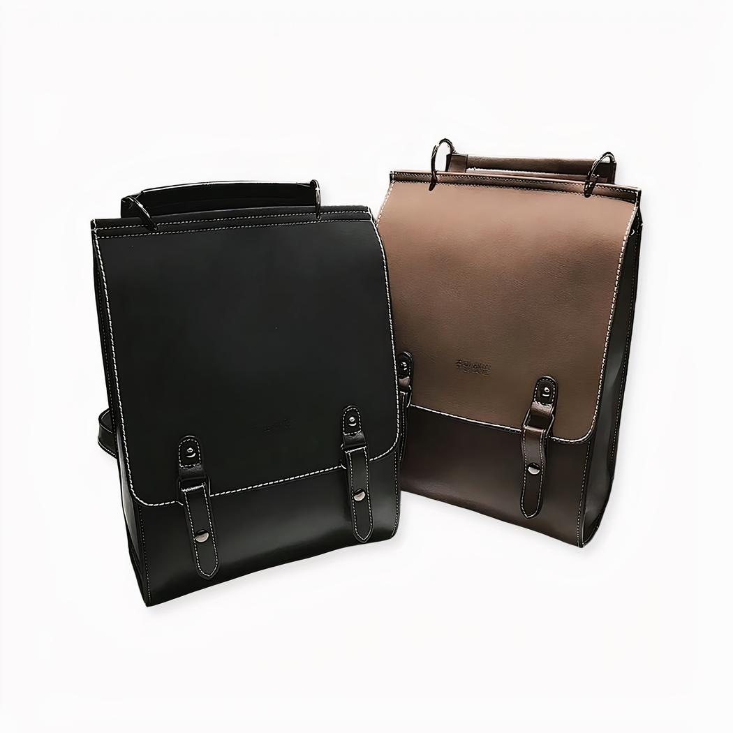 Si lasci sedurre da questo set di due pezzi composto da una borsa a tracolla e uno zaino. Accessori attraenti da indossare ogni giorno quando è in giro.  Ha un appuntamento nelle vicinanze? La borsa a tracolla sarà sufficiente per portare l'essenziale. Molto più spazioso, lo zaino in pelle è più adatto alla scuola, al lavoro o anche ai viaggi. Ma nulla le impedisce di portarli entrambi contemporaneamente.