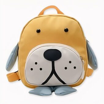Zaino per bambini di buona qualità e alla moda, a forma di cane.