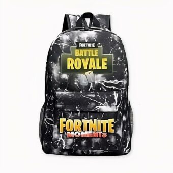 Zaino Fortnite Moments con motivo Fortnite giallo reale. Di buona qualità e di tendenza.