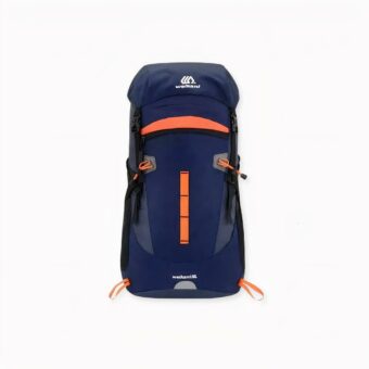 Zaino da sci grande da 50L con sfondo grigio chiaro.