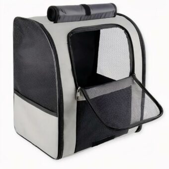 Porti il suo gatto in tutta comodità con questo zaino per gatti con tenda. Poiché il comfort del suo animale domestico è la cosa più importante, con questa borsa si sentirà a suo agio e non sarà nervoso per il fatto di essere chiuso dentro. Il suo piccolo animale domestico si sentirà a suo agio e comodo.