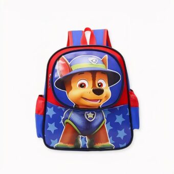 Zaino Chase Patrol, blu e rosso, di buona qualità e molto trendy.