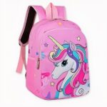 Zaino Unicorno con motivo traspirante e colorato, di buona qualità e molto alla moda.