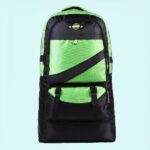 Zaino da sci 60L in nylon verde e nero di alta qualità