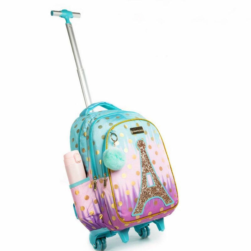 Zaino 3-in-1 da bambina con motivo Torre Eiffel 7