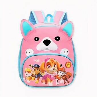 Zaino Doggy Patrol per ragazze in rosa e blu. Di buona qualità e molto alla moda.