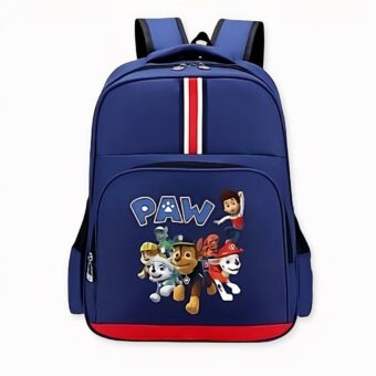 Zaino blu e rosso per Ryder e la sua squadra di pattuglia. Di buona qualità e molto alla moda.