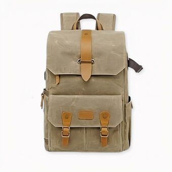 Borsa per fotocamera grande con porta USB, di buona qualità e molto alla moda.