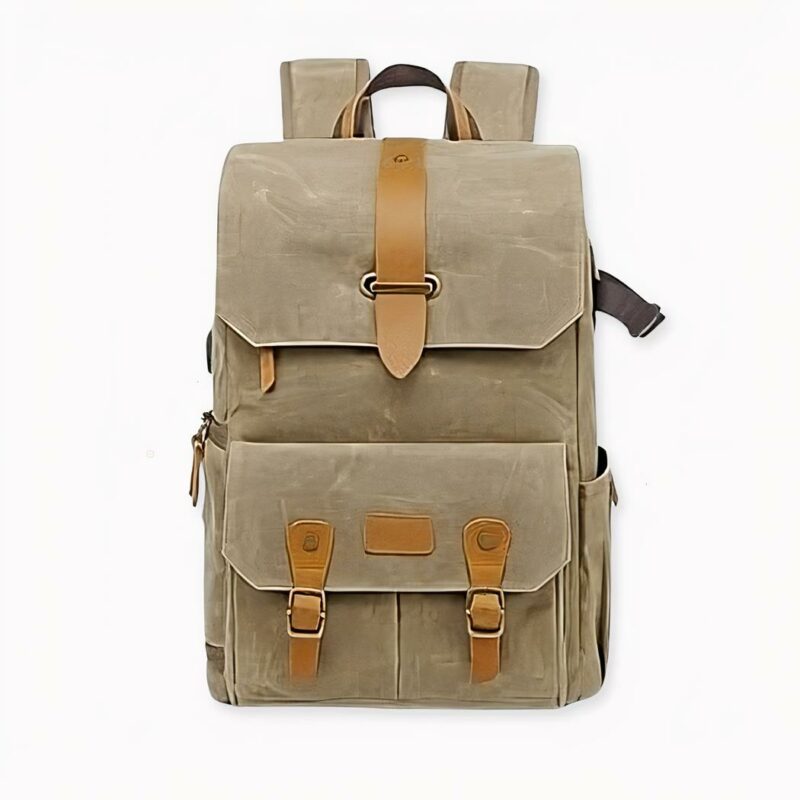 Borsa per fotocamera grande con porta USB, di buona qualità e molto alla moda.