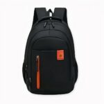 Zaino scolastico ergonomico per bambini in nero, di buona qualità e molto trendy.