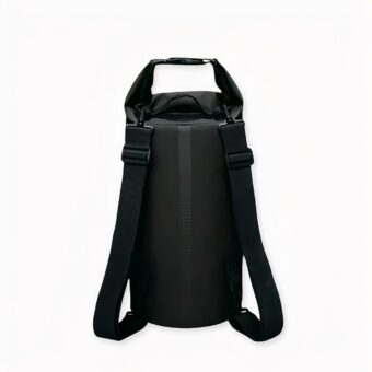 Zaino da spiaggia impermeabile in PVC nero