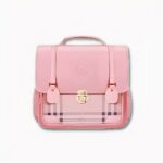 Zaino scolastico a quadri per bambini, di buona qualità e molto alla moda.