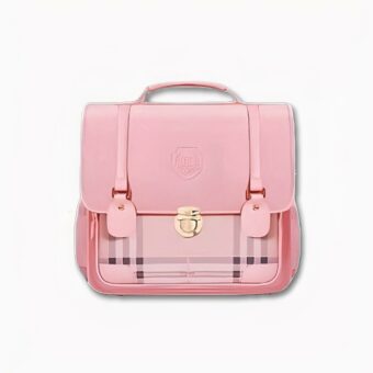 Zaino scolastico a quadri per bambini, di buona qualità e molto alla moda.
