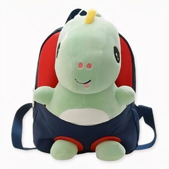 Zaino per bambini Lilliputian, dinosauro di peluche blu navy