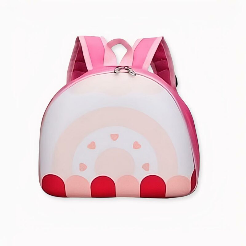 Zaino rigido lillipuziano per bambini in rosa. Di buona qualità e molto alla moda.