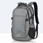 Zaino ergonomico di grande capacità con porta USB, grigio